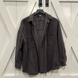 Oversized button down